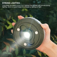 Guirlandes lumineuses LED portables pour le camping, durables, étanches, pour la jardinage, lampes d'extérieur, lumière de tente rechargeable avec 8 modes d'éclairage