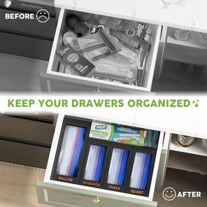 Bamboo Food <b>Storage</b> <b>Box</b> Rectangular 18L Eco-Friendly <b>Kitchen</b> Drawer Organizer - Product Image 4