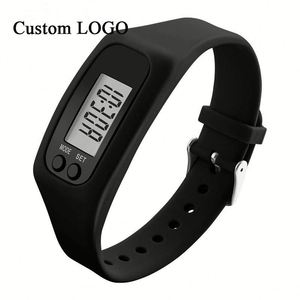 Montre connectée en silicone personnalisée avec compteur de pas pour tous - Cadeau d'affaires au design créatif - Product Image 6