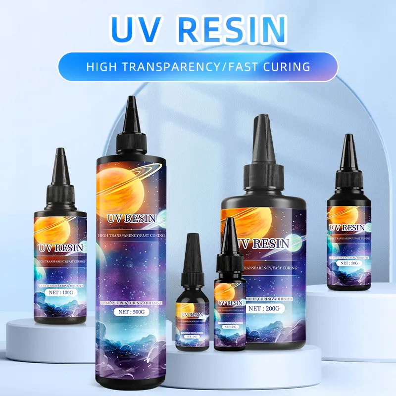 50g Diy jelas cepat menyembuhkan Uv lem cetakan Resin Uv Resin buatan rumah kerajinan DIY