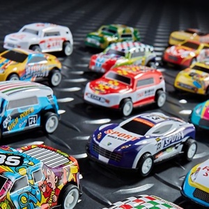 Coches de juguete a escala 1:64 de aleación fundida a presión para mayoristas, vehículos en miniatura de simulación personalizados, coches de juguete con función de retroceso. - Product Image 5