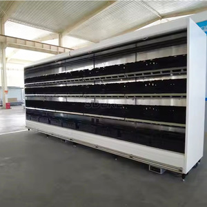 Réfrigérateur vitrine ouvert multi-étagères pour légumes de supermarché à économie d'énergie - Product Image 4