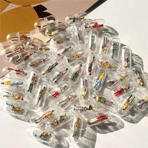 จี้อาราบีเนียนขนาดเล็กโปร่งใสแบบ DIY ต่างหูเครื่องประดับวัสดุใหม่ของขวัญขายส่ง - Product Image 2