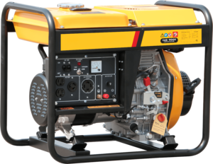 2.8kW Single Cylinder Open Frame <b>Generator</b> 110/220/230/380V Phase 50/60Hz 4 Stroke Recoil & Start - Product Image 1