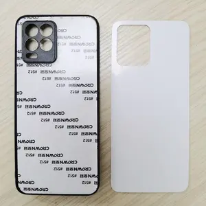 Case yapış 2D sert polo boş Sublimasi siyah realme için 8pro