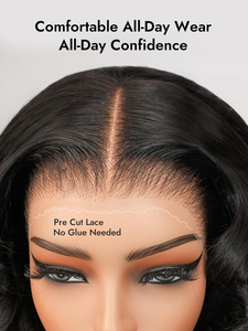 Mật Độ 250% Đầy Đủ Xoăn 13X4 HD Ren Phía Trước Glueless Tóc Giả Việt Nam Funmi Bouncy Lọn Tóc Giả Tóc Con Người Đã Sẵn Sàng Để Đi Pre Cắt Ren - Product Image 5