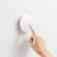 Interrupteur intelligent sans fil Zigbee RSH minimaliste, bouton tactile mural, fonctionne sur piles, contrôleur d'automatisation domestique OEM/ODM