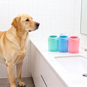 <span class=keywords><strong>Spazzola</strong></span> <span class=keywords><strong>per</strong></span> Pulizia Zampe di <span class=keywords><strong>Cani</strong></span> in Silicone Morbido con Logo Personalizzato, Massaggiatore Delicato <span class=keywords><strong>per</strong></span> Toelettatura di <span class=keywords><strong>Cani</strong></span> e Gatti - Product Image 1