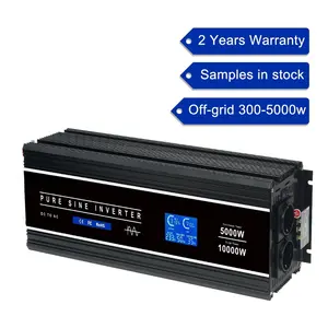 Pure Sine Wave Inverter Inverter With Lcd Display 500W DC To AC Inverter DC12V 24V 48V To AC220V 230V 240V 110V 120V