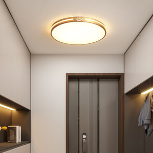 Lámpara de Techo Moderna Minimalista de Cobre, Ultrafina, de Lujo, para Dormitorio, Balcón, Entrada, Estilo Instagram - Product Image 1