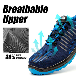 <span class=keywords><strong>Scarpe</strong></span> Antinfortunistiche Professionali con Protezione da Rischi Elettrici (EH), in Tessuto Fly Weave e Suola in PU, per <span class=keywords><strong>Siti</strong></span> di Produzione, Sneakers da Lavoro - Product Image 5