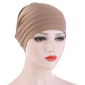 Bonnet de nuit en soie pour femmes musulmanes, couvre-chef, Hijab, écharpe, Turban - Product Image 6
