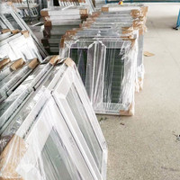 Fenêtre à battant en PVC, double vitrage teinté, insonorisée, haute sécurité, économie d'énergie, résistance aux ouragans, norme Energy Star, villa