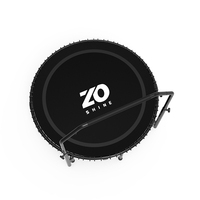 Zoshine 48 "Mini Trampoline Pliable Barre Réglable En Forme De U Équipement D'exercice D'entraînement De Fitness Intérieur pour Adultes Trampoline