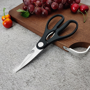 Tijeras de Cocina de Acero Inoxidable 9180 Negras en Forma de V para Preparación de Alimentos en el Hogar - Product Image 3
