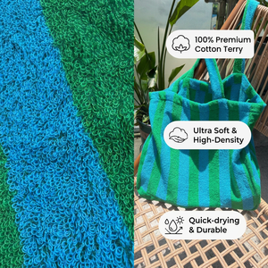 Sac fourre-tout tendance en tissu éponge de coton avec lettres japonaises personnalisées, sac de plage <span class=keywords><strong>Birken</strong></span> esthétique en tissu éponge grande capacité pour enterrement de vie de jeune fille - Product Image 2