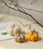 Décoration de meuble à vin pour salon, ornements créatifs en céramique en forme de citrouille de style campagnard américain, figurines minimalistes en porcelaine en forme de citrouille