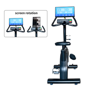 Equipo de Gimnasio Comercial 2025 Venta Directa de Fábrica Gran Oferta <span class=keywords><strong>Bicicleta</strong></span> Vertical con <span class=keywords><strong>Pantalla</strong></span> de Espejo de 21.5 Pulgadas - Product Image 1