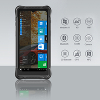 RUGLINE Tablet Industri Tangguh Sistem Operasi Win 11 6 Inci 8G RAM 128G ROM Pemindai Barcode 1D 2D PDA Genggam