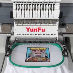Machine à coudre et à broder informatisée Yunfu Type C, nouvelle série, tête simple, 1200 tr/min, 12 aiguilles, pour usage domestique et confection de vêtements - Product Image 1