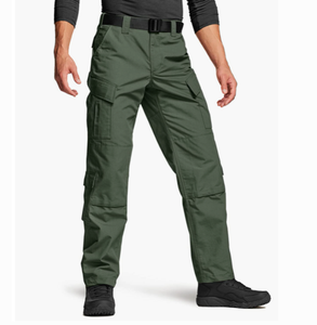 Pantalones Tácticos CQR para Hombre, Pantalones de Combate BDU/ACU, Pantalones Cargo Resistentes al Agua, Pantalones de Trabajo Ripstop, Ropa para Senderismo y Actividades al Aire Libre - Product Image 5