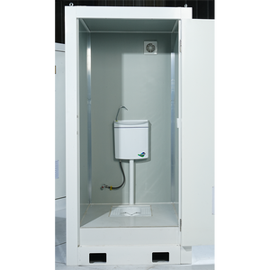 Inodoro de contenedor portátil prefabricado barato, casa de fabricación plegable personalizada de 10 pies para uso en exteriores, Material de acero a la venta - Product Image 2