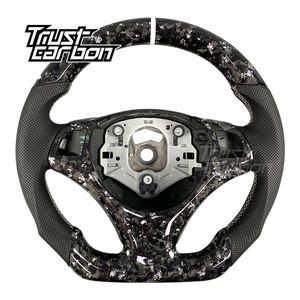 Volante Deportivo Personalizado de Fibra de Carbono Forjado Blanco para <span class=keywords><strong>BMW</strong></span> Serie 3 <span class=keywords><strong>E90</strong></span> E92 330i <span class=keywords><strong>330d</strong></span> Coupé 335i Coupé 318i 2003-2012, Interior de Auto - Product Image 1