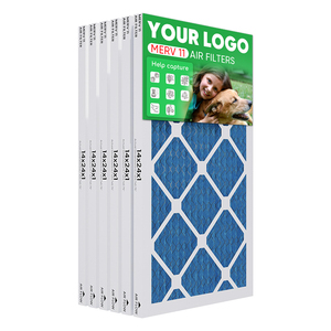 14x24x1merv11 HVAC AC lò trước Bộ lọc không khí thay thế cho điều hòa không khí hệ thống thông gió thực tế size13.7x23.7x0.75 - Product Image 1