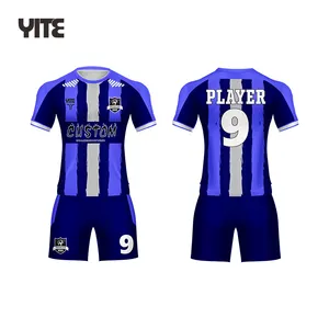 Custom Groothandel Voetbal Jersey Fabrikanten Sport Truien Voetbal 2023 2024 Nieuw Voetbal Jersey Design