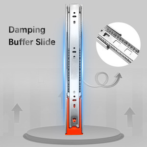 Máng Trượt Ngăn Kéo Dạng Ống Lồng Trực Tiếp Từ Nhà Máy Chất Lượng Cao Máng Trượt Ngăn Kéo Tủ Đóng Mềm Loại Kéo Hoàn Toàn - Product Image 5