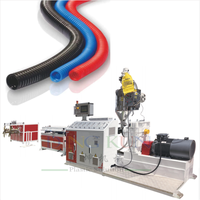 Machine d'extrusion de tuyaux en PVC de haute qualité pour la fabrication de tuyaux à chicha, ligne d'extrusion de tuyaux ondulés en PE haute vitesse