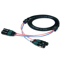Câble XLR 2 canaux avec conducteur en cuivre pour spectacles sur scène, studios d'enregistrement, consoles de mixage et extension de signal
