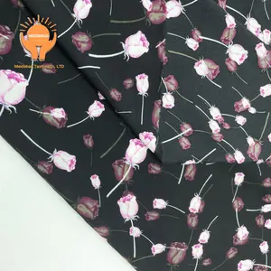 Wholesale High Quality Knitted Polyester Cotton Fabrics Jacquard Printing Fabrics And Textiles Suitable For Dresses