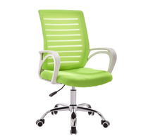 Chaise de bureau professionnelle en maille noire, matériau PP, chaise de direction, chaise d'ordinateur pas chère, chaise de jeu moderne