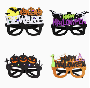 Occhiali di Halloween <span class=keywords><strong>Divertenti</strong></span> con Fantasma, Zucca e Pipistrello, Occhiali per Bambini, Cornice per Occhiali per Foto per Parchi Divertimento, Centri Commerciali e Serate di Halloween - Product Image 6