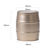 Boîte à thé de luxe de qualité alimentaire, boîte-cadeau, emballage en métal, boîte à café, suppléments en poudre, fabricants de boîtes en métal