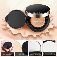 Krim BB Air Cushion Pelembap Label Pribadi Tahan Lama Tahan Air untuk Kulit Gelap Set Kemasan Kosmetik