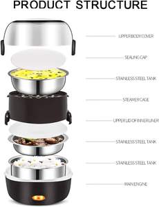 Vente en gros de boîtes à lunch chauffantes électriques 110V/220V 2L - Product Image 5