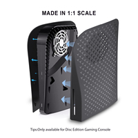 Honcam PS5 Coque de remplacement pour console PS5 Playstation Disc Version numérique