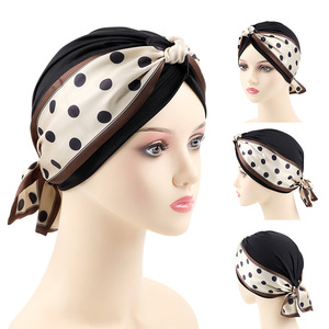 Gorra de mujer de alta elasticidad ajustable con diseño étnico <span class=keywords><strong>a</strong></span> rayas, cinturón de satén para el cabello, extraíble, personalizada, para <span class=keywords><strong>pesca</strong></span>, apta para las cuatro estaciones - Product Image 2