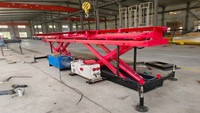 Plateforme élévatrice hydraulique en acier inoxydable pour entrepôt, capacité 1000 kg, table élévatrice à ciseaux électrique, hauteur maximale 10 m