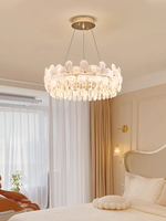 Luminaire suspendu moderne de luxe en cristal doré pour salon, salle à manger, chambre à coucher, éclairage de plafond intérieur, E14, dimmable