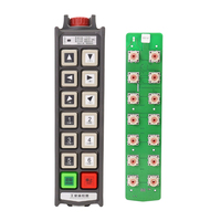 Control Remoto Inalámbrico para Grúa con 12 Botones, Velocidad Única, Resistente al Agua IP66, con Bloqueo