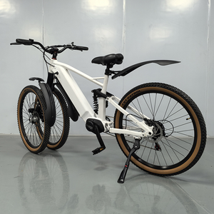 <span class=keywords><strong>Bicicleta</strong></span> eléctrica de montaña de <span class=keywords><strong>26</strong></span> pulgadas con amortiguador central, motor asistido central invertido de tres ruedas - Product Image 5