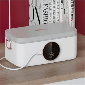 Customized Smart USB Electric <b>Heated</b> Stainless Steel 1L-1.6L Food Warmer <b>Battery</b> <b>Powered</b> Automatic for Outdoor Car Use Office - Product Image 2