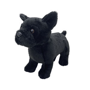 Levende Natuur Franse Bulldog Puppy Pluche Speelgoed Super Zacht Knuffel Biologisch Katoen Hond Speelgoed Pp Katoen Vulling Mesh Opp Zak Verpakking - Product Image 2