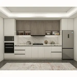 Américain personnalisé préfabriqué maisons armoires de cuisine garde-manger unité armoire moderne poignées meubles maison cuisine design fabricant