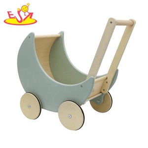 Haute Qualité Éducatif Lune Poussette Jouet En Bois Push <span class=keywords><strong>Walker</strong></span> Pour Bébé W16E266 - Product Image 5