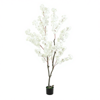 Arbre à fleurs de cerisier artificiel en pot, décoration de mariage, plantes de cerisier artificielles, décorations pour événements et fêtes, directement de l'usine