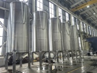 Tangki Penyimpanan Bahan Kimia Horizontal Vertikal dari Baja Tahan Karat untuk Pengolahan Air, Wadah Kustom Non-standar Bersertifikasi ASME CE